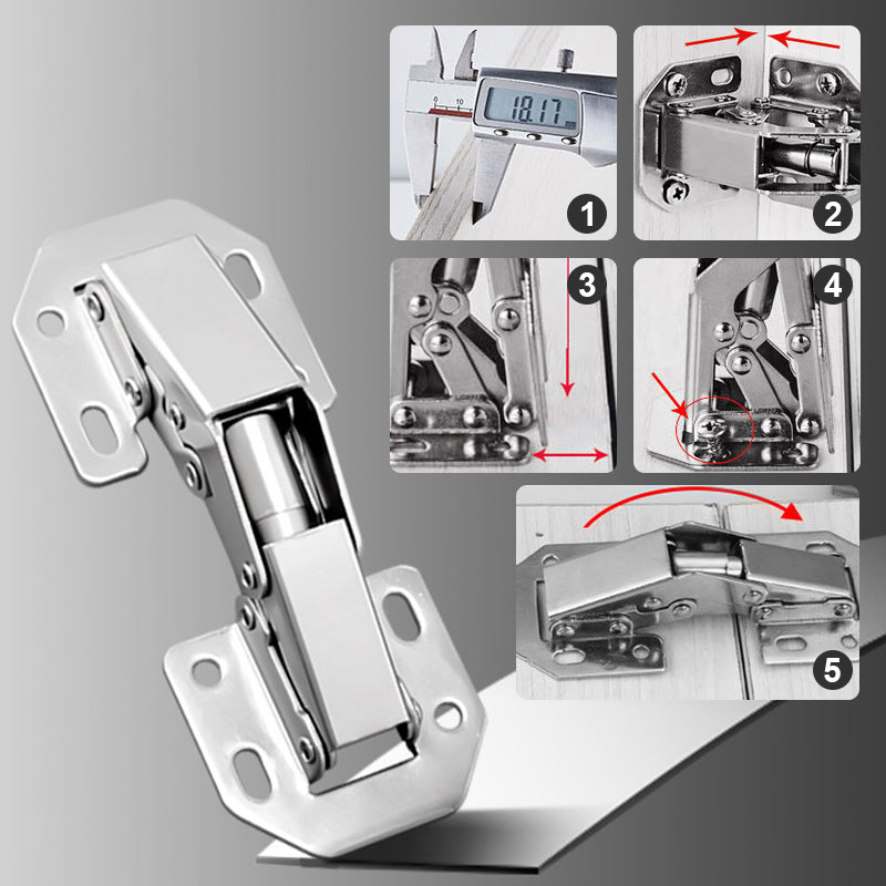 🔥Hot Sale 50% off🔥 Easy installation of bridge-shaped door hinges  -Cabinet hinges