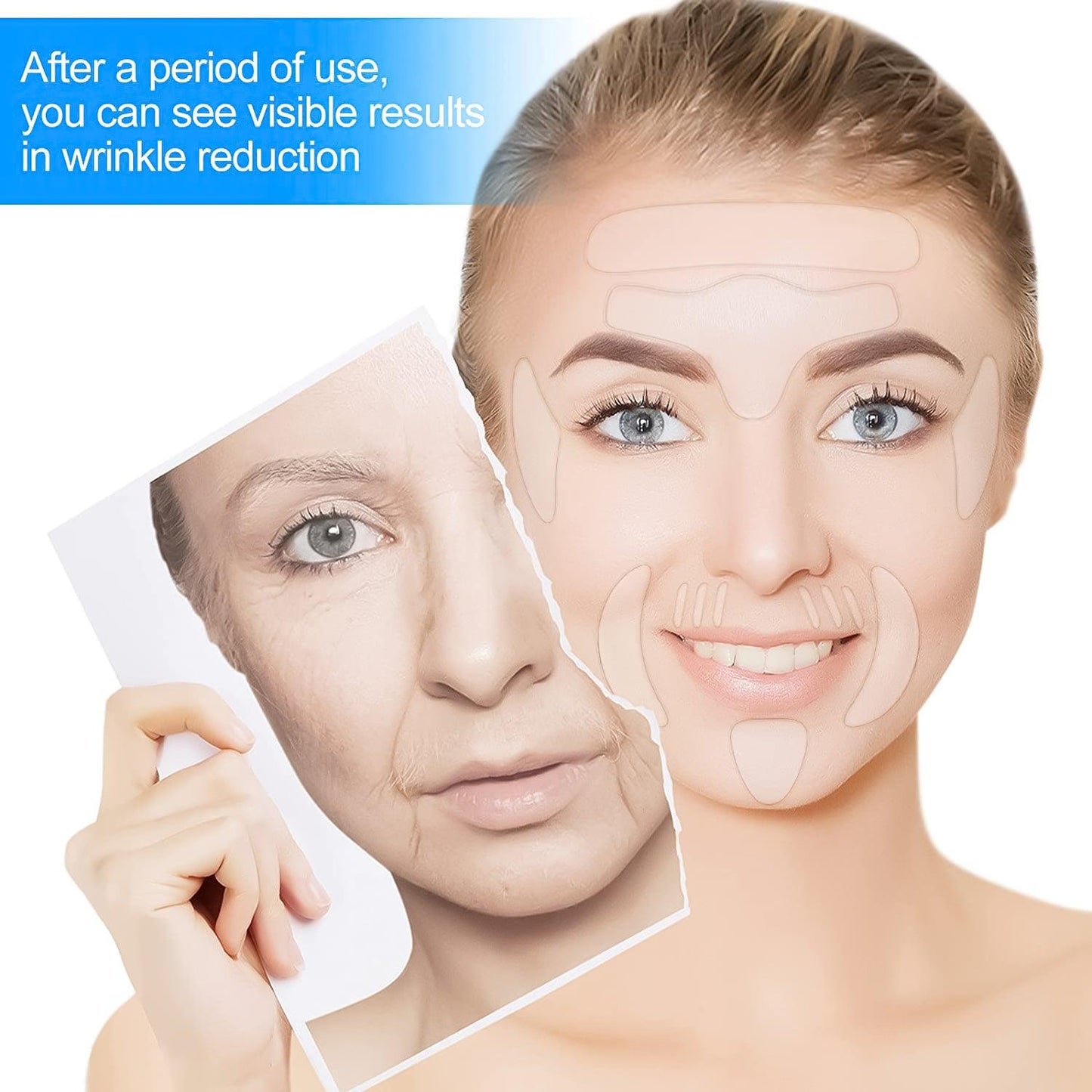 Silicone Wrinkle Patches - 16Pcs Silicone Anti Wrinkle Pad Patches For Face Eye Forehead