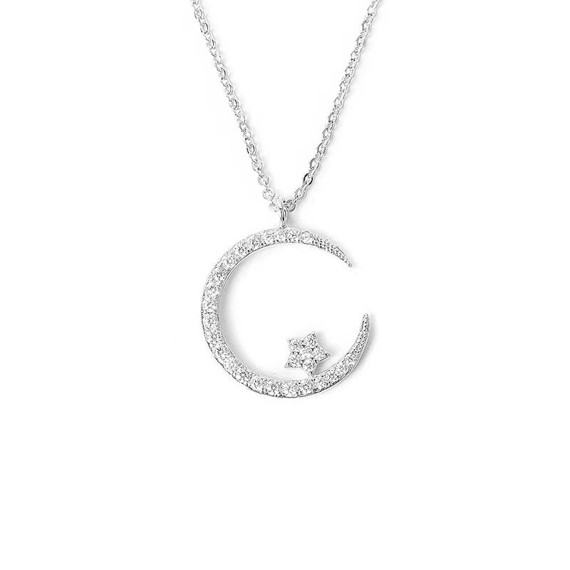 💕50% OFF💕Bright Night: Moon Star Necklace🌙