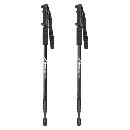 Anti-shock Walking Pole - 1 Pair Telescopic Walking Poles Sticks Extending Adjustable Antishock Hiking
