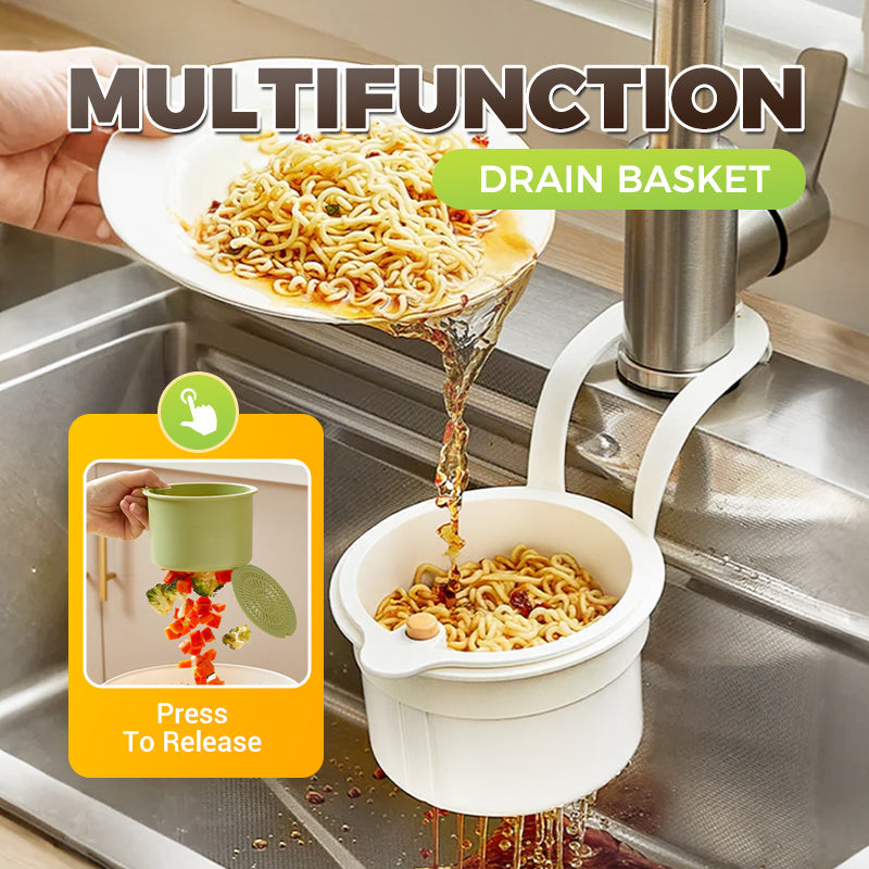 🎉 Buy 3 Get 2 FREE 🎉Multifunctional Drainage Basket–Must-Have Kitchen Helper!