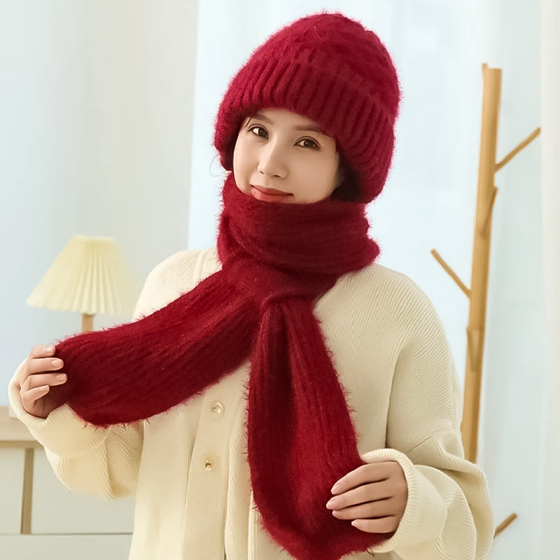 🎄Hot Sale-50% OFF🎁Winter Versatile Knitted Hooded Scarf For Women