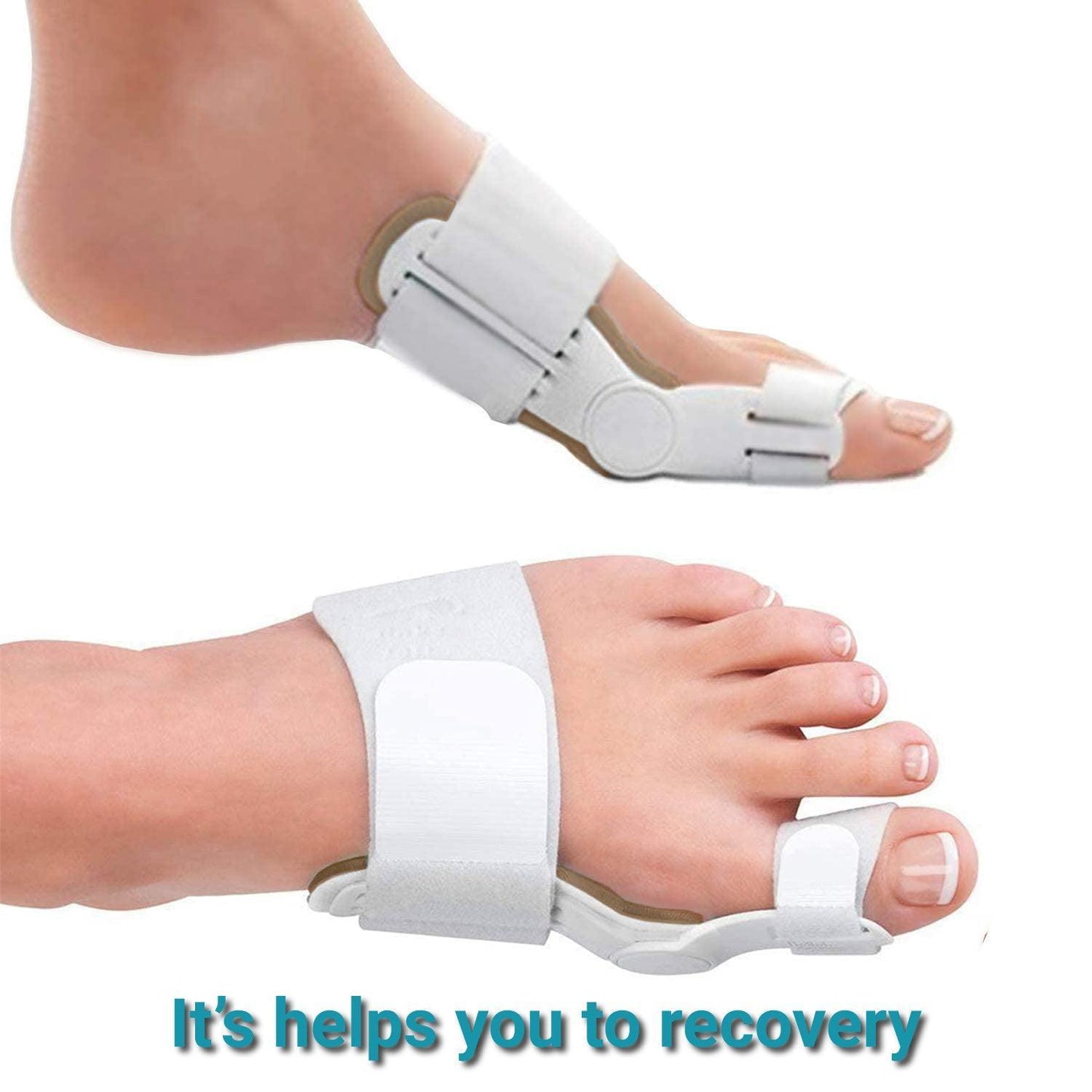 Bunion Corrector Toe Straightener Set - Toe Bunion Corrector Straightener Support Strap Orthopedic Uk Seller
