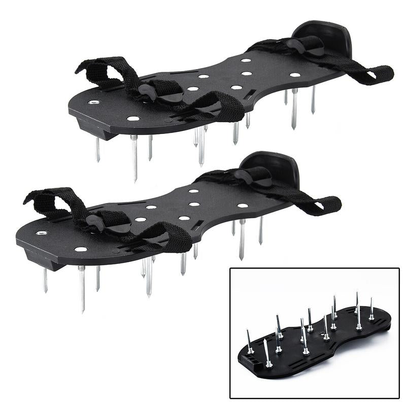 👟 50% OFF NOW! 🌿 Lawn Aerator Shoes with 26 Spikes – Adjustable Straps, Effectively Aerates Lawn Soil & Comfortable Fit 🏡