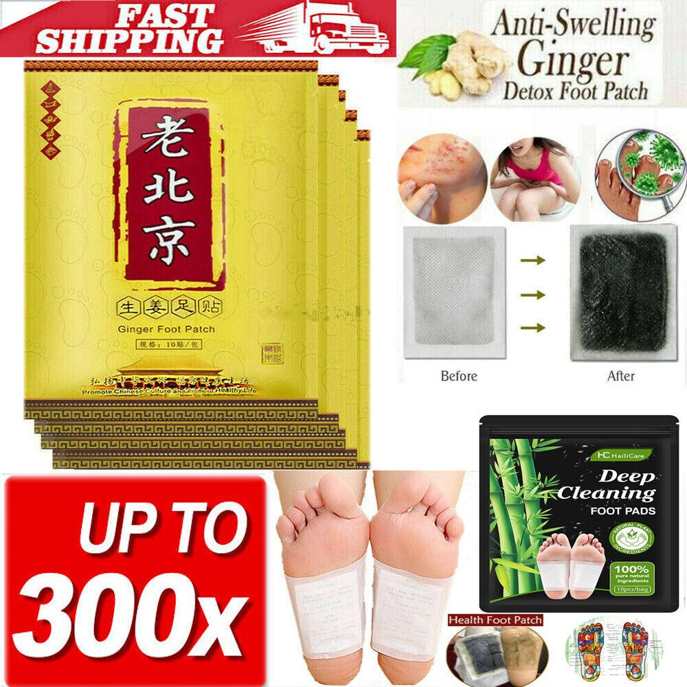 Toxin Pads for Feet - 200PCS Detox Patches Ginger Detox Foot Pads Toxin Removal Anti-Swelling Clean