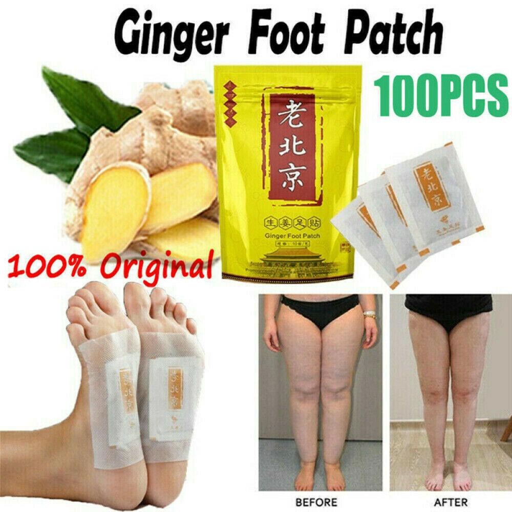 Toxin Pads for Feet - 200PCS Detox Patches Ginger Detox Foot Pads Toxin Removal Anti-Swelling Clean