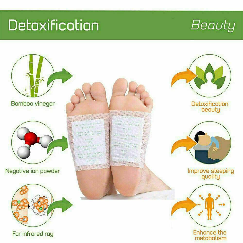 Toxin Pads for Feet - 200PCS Detox Patches Ginger Detox Foot Pads Toxin Removal Anti-Swelling Clean