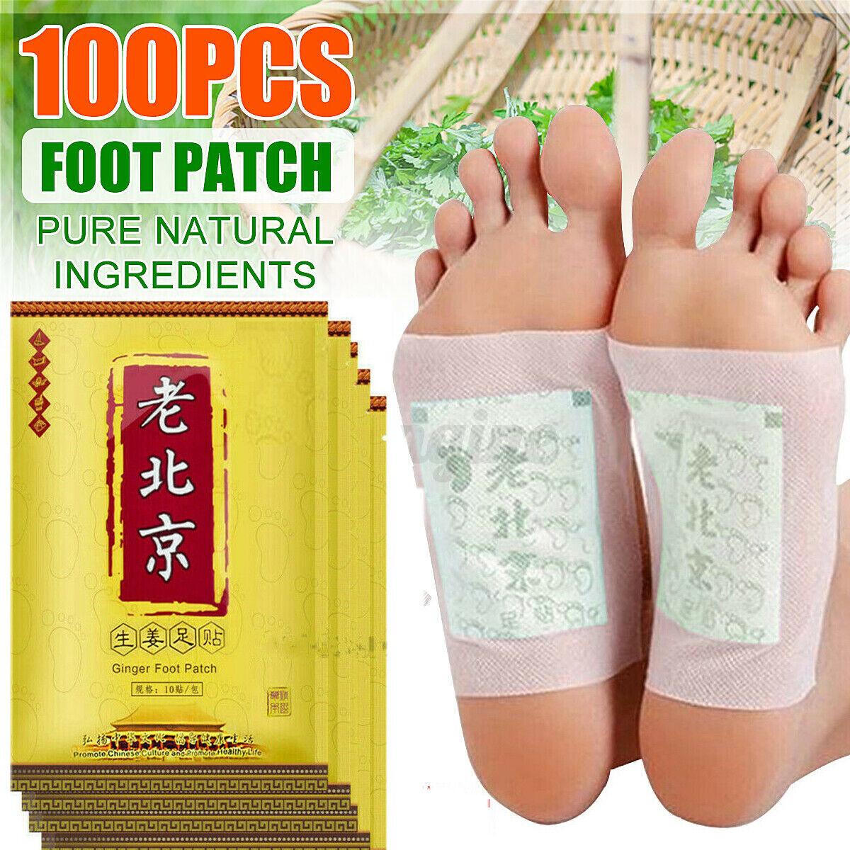 Toxin Pads for Feet - 200PCS Detox Patches Ginger Detox Foot Pads Toxin Removal Anti-Swelling Clean