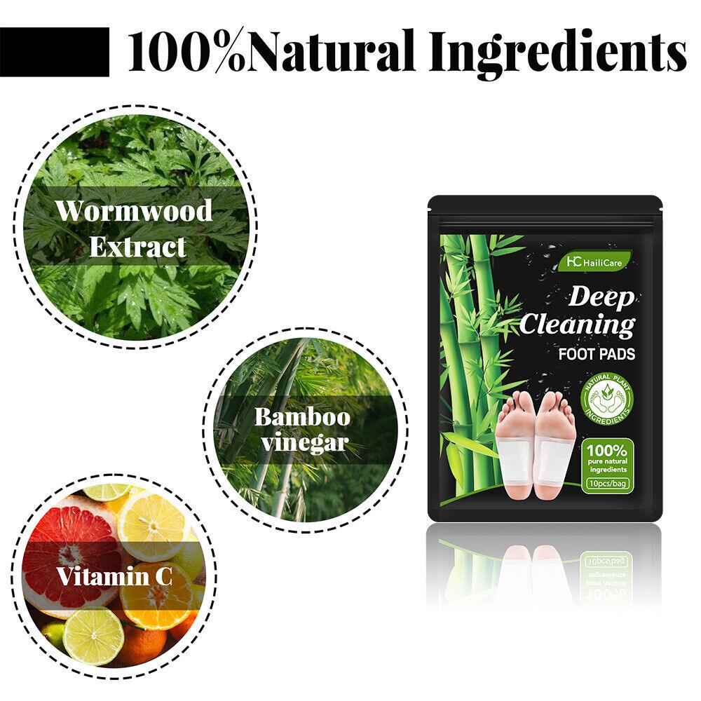 Toxin Pads for Feet - 200PCS Detox Patches Ginger Detox Foot Pads Toxin Removal Anti-Swelling Clean