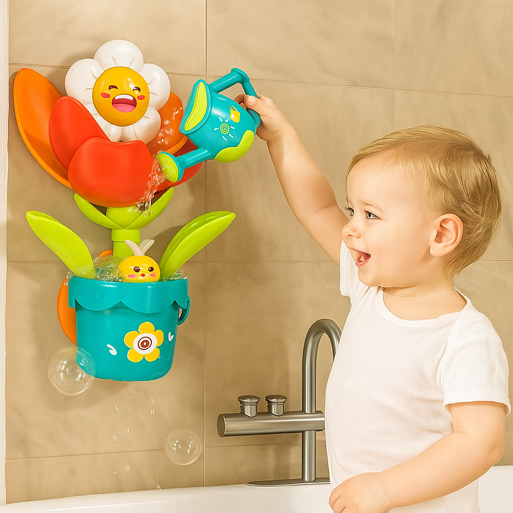 Flower Fun Bath Toy with Watering Can!