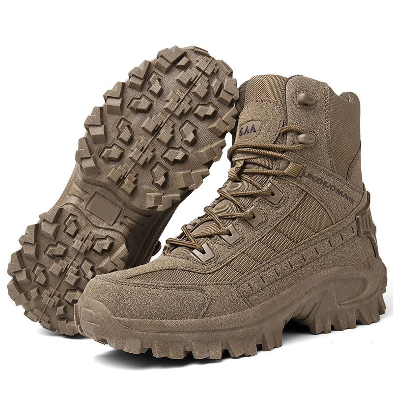 Waterproof and Non-Slip High Top Tactical Sports Boots