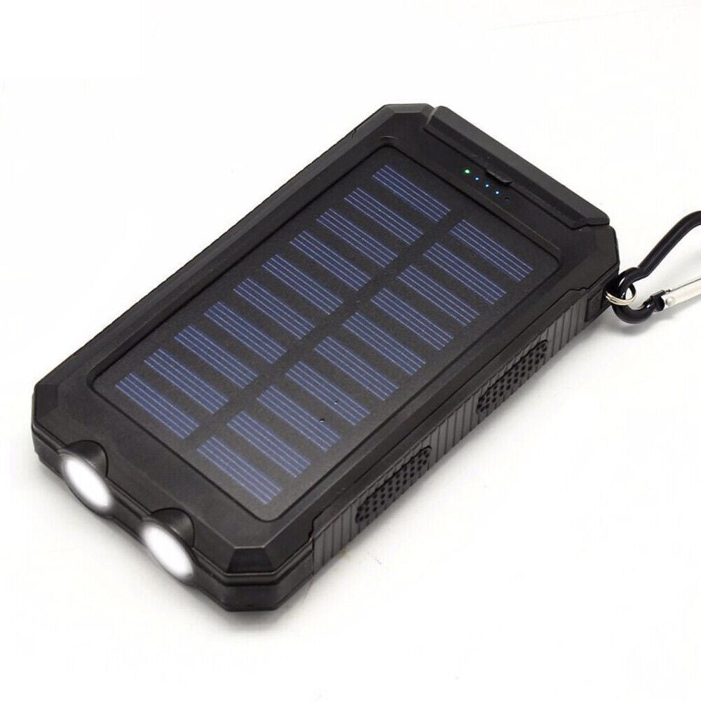 1O000000mAh Solar Power Bank LED Battery Charger For Cell Phone