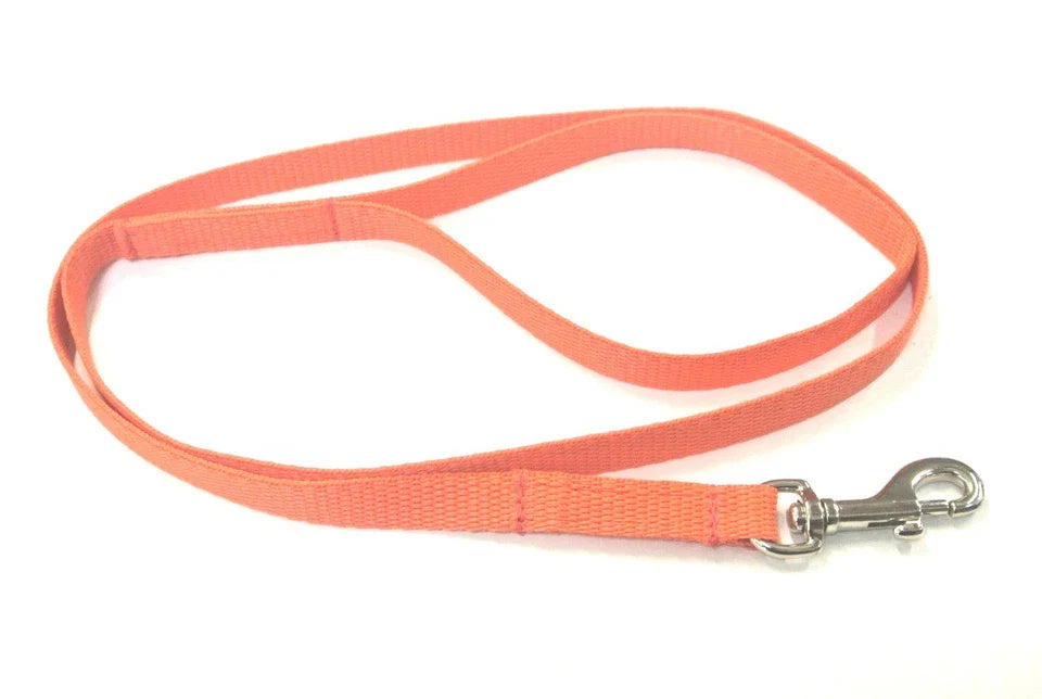 Dog Running Leash - 45" Puppy Small Dog Walking Lead 13mm Wide Strong Durable Webbing