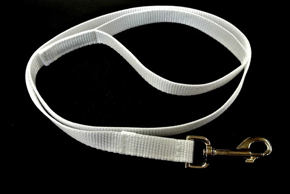 Dog Running Leash - 45" Puppy Small Dog Walking Lead 13mm Wide Strong Durable Webbing