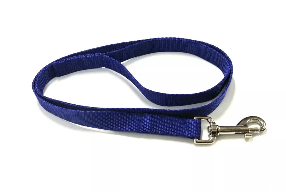 Dog Running Leash - 45" Puppy Small Dog Walking Lead 13mm Wide Strong Durable Webbing