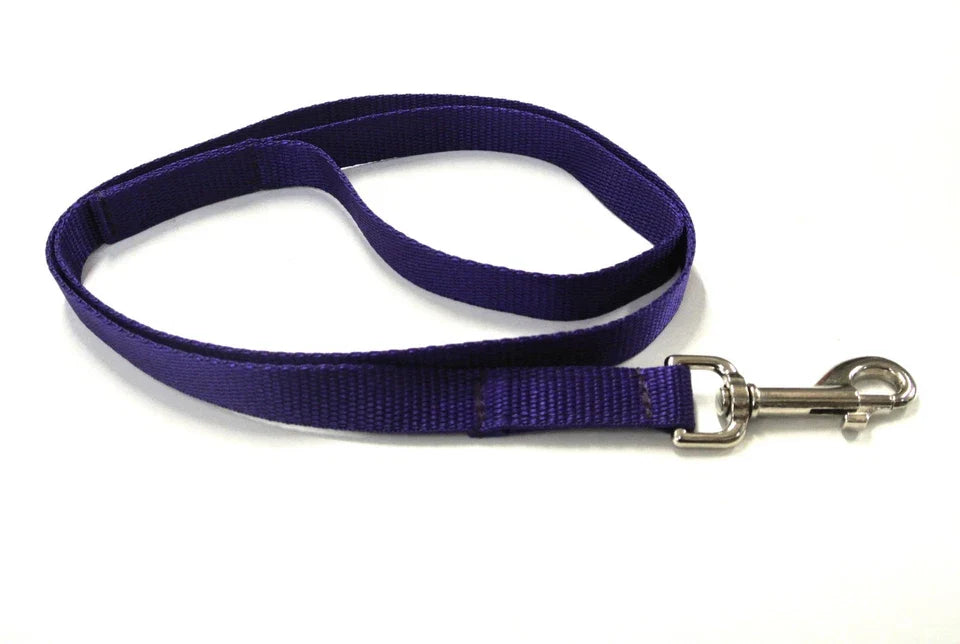 Dog Running Leash - 45" Puppy Small Dog Walking Lead 13mm Wide Strong Durable Webbing