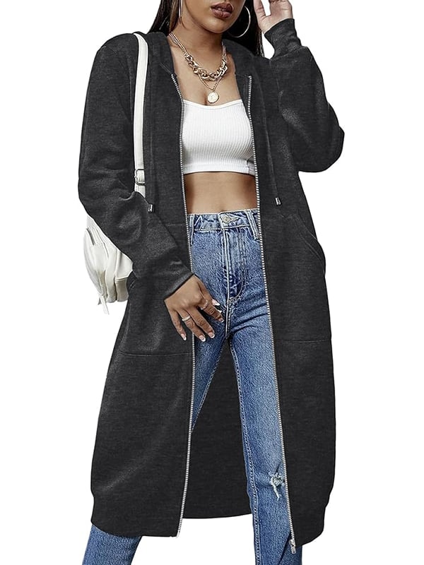 🔥Special offer this week 💥Women Casual Zip up Fleece Hoodies
