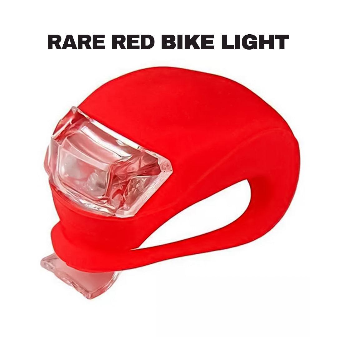LED Lights for Bicycles - 2 LED Silicone Mountain Bike Bicycle Front Rear Lights Set Push Cycle Light Clip