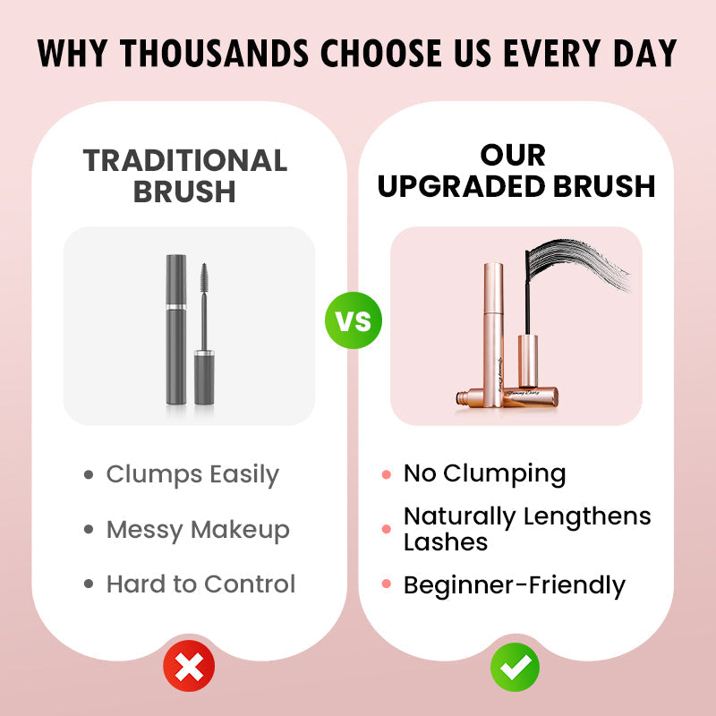 🔥 Hot Sale 50% OFF🔥🔥[Waterproof and Non-Smudging] Lengthening And Curling Long-lasting Mascara