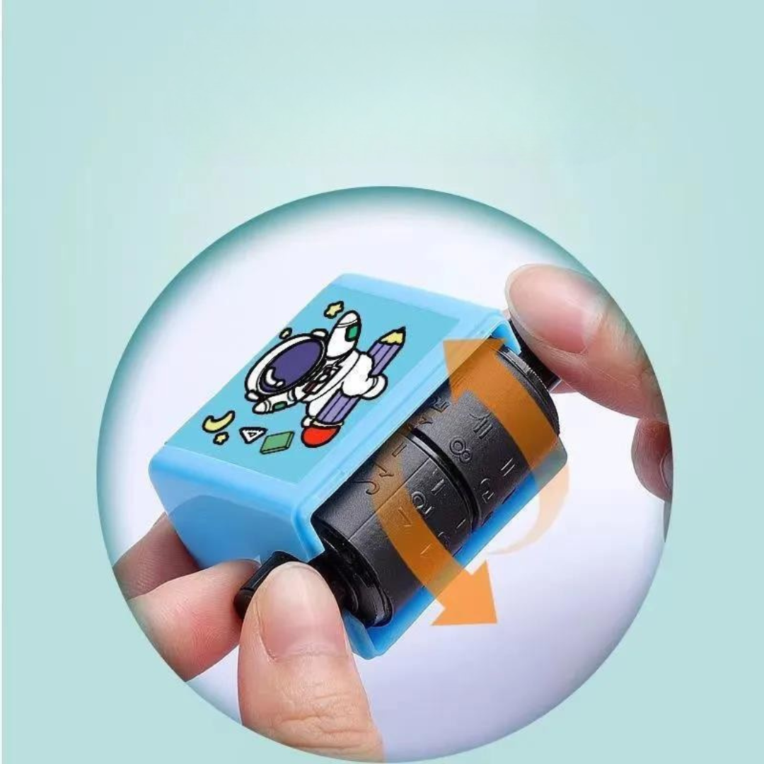 Mathematical stamp roller for learning maths