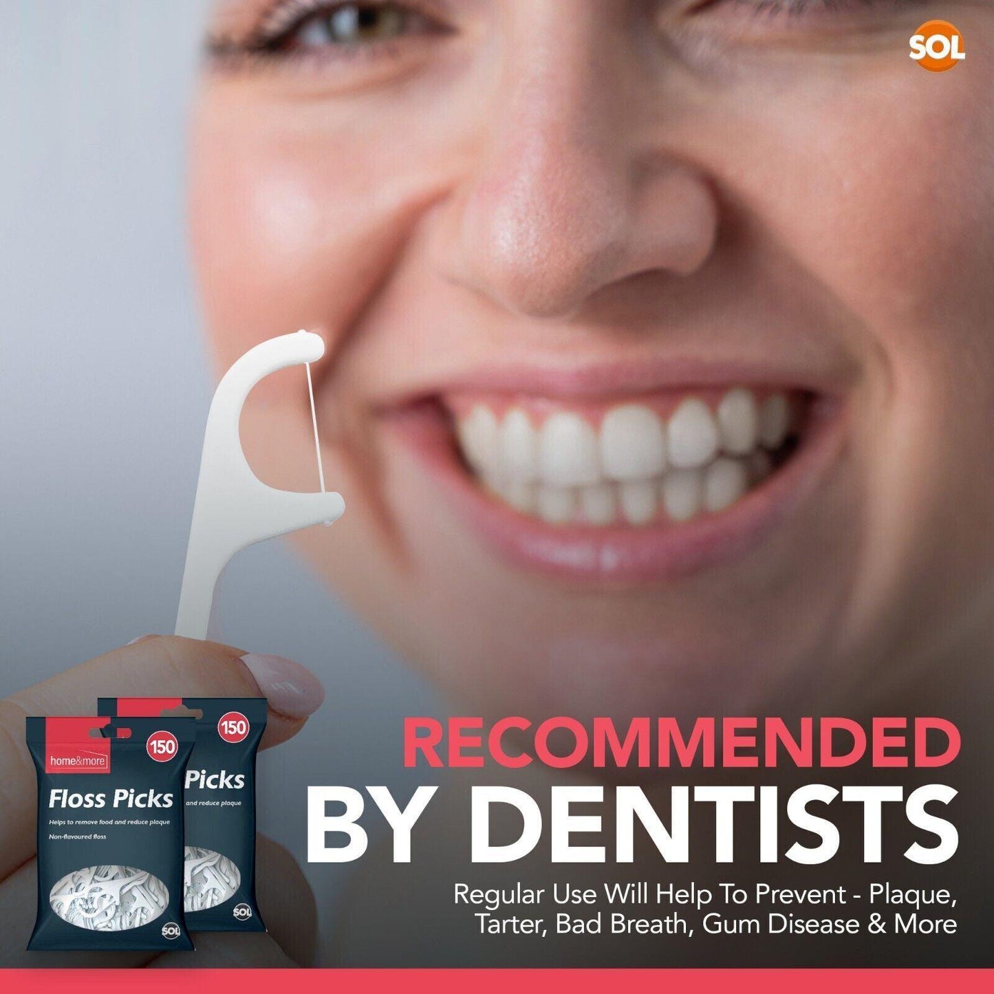 Teeth Flossing Sticks - 300pk Dental Floss Sticks | Interdental Tooth Harps Teeth Picks Oral Plaque Care