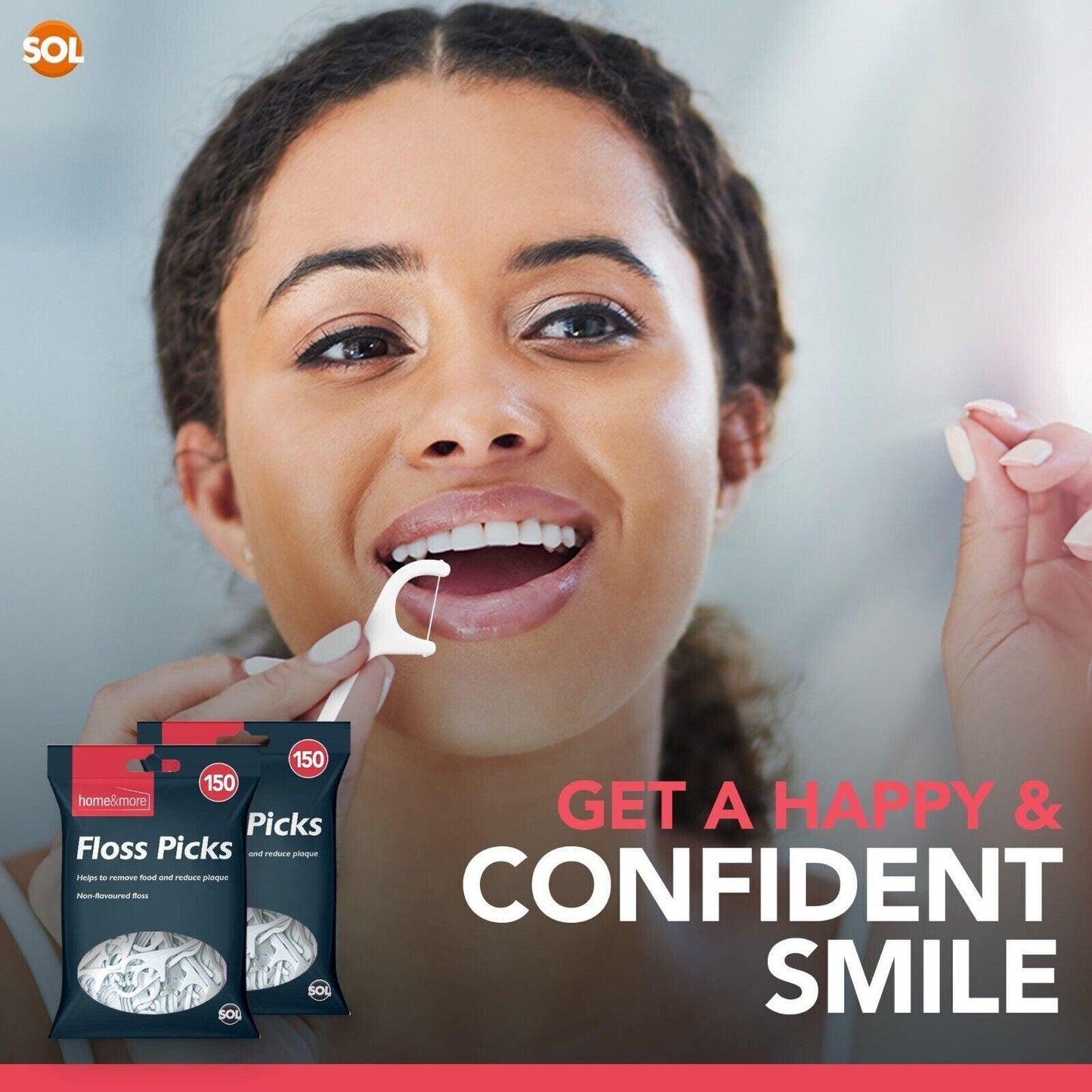 Teeth Flossing Sticks - 300pk Dental Floss Sticks | Interdental Tooth Harps Teeth Picks Oral Plaque Care