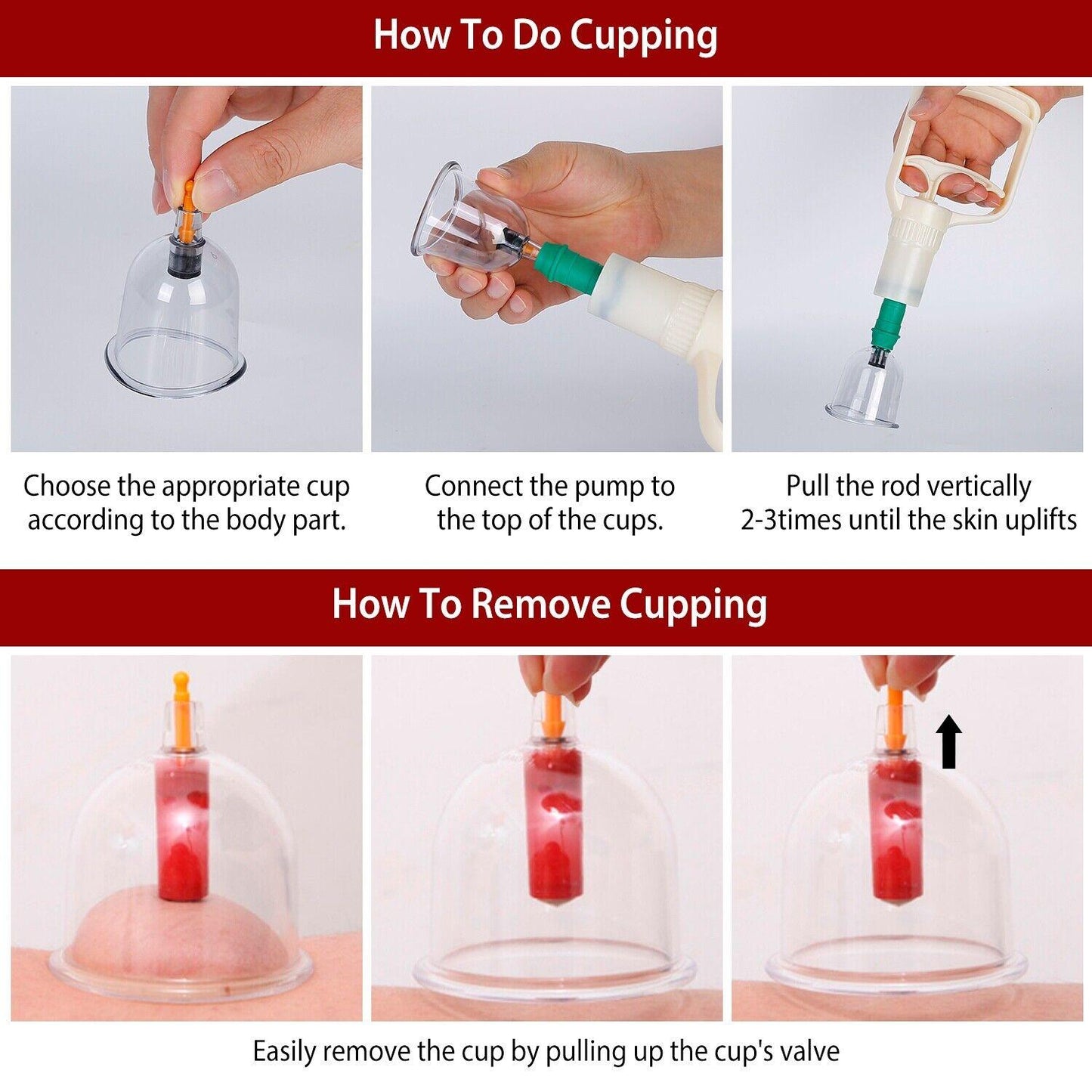 Cupping Therapy Set - 32PCS Cupping Vacuum Massage Cups Set Therapy Health Acupuncture Suction Magnet