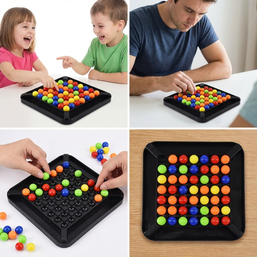 Colour Match Logic Game – Interactive Marble Puzzle for Kids & Adults