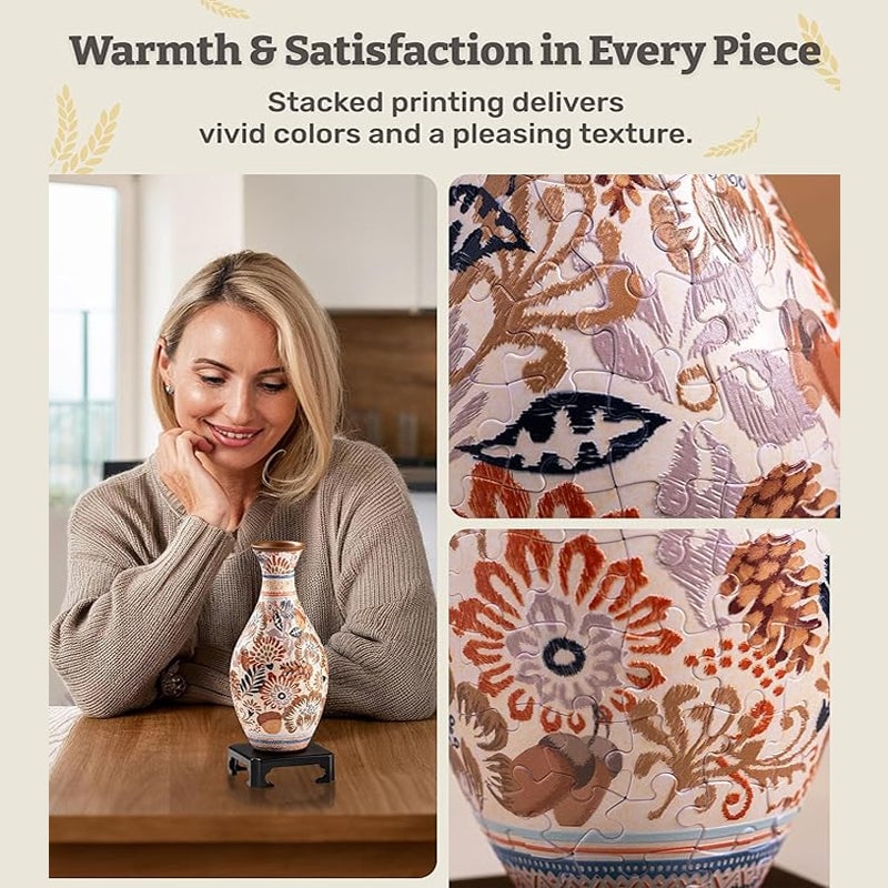 🎉New Year's 50% off 🎉 3D Art Puzzle Vase