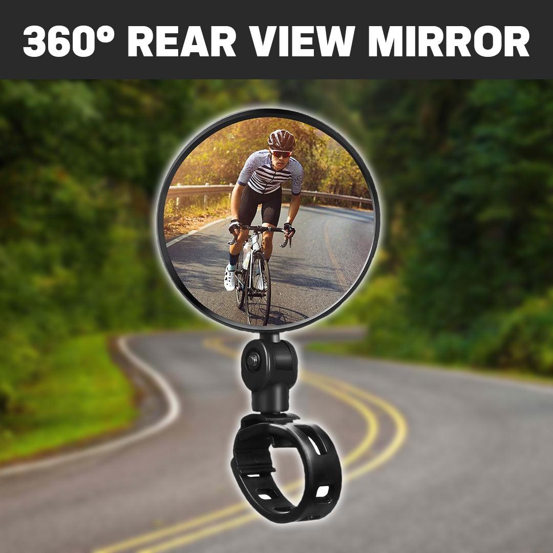 Handlebar Mirrors for Bicycles - 360° Flexible Safe Rearview Mirror For Cycling Bike Bicycle Handlebar