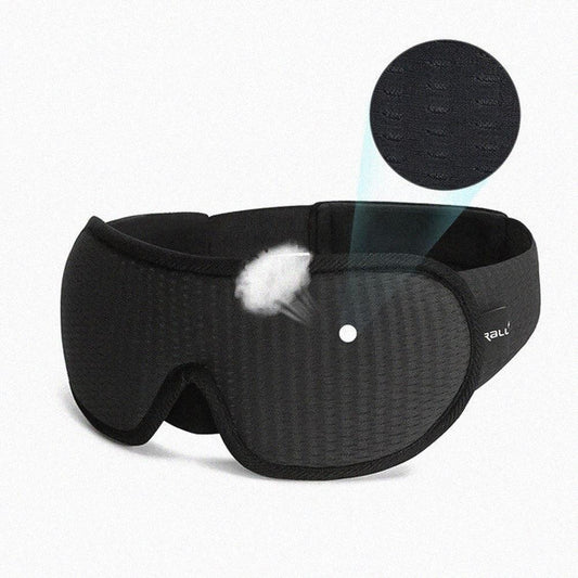 Best Sleep Mask - 3D Sleeping Eye Mask Blocking Light Breathable Soft Padded Mask Cover Eyepatch
