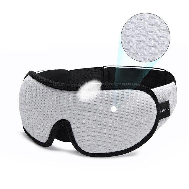 Best Sleep Mask - 3D Sleeping Eye Mask Blocking Light Breathable Soft Padded Mask Cover Eyepatch