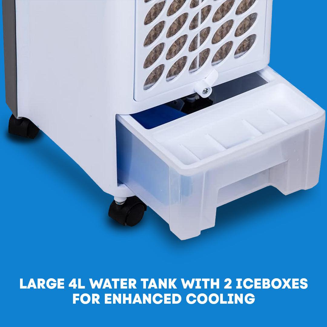 Portable Air Conditioner - 4L Air Cooler Evaporative Oscillating Unit Ice Fan W/ Remote Swing AC