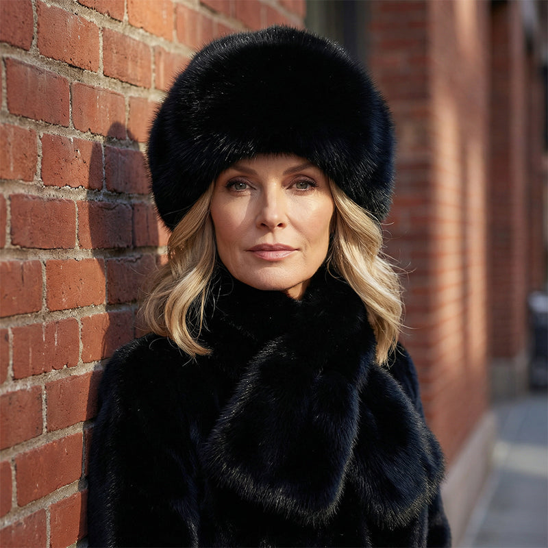 🎅CHRISTMAS SALE 50% OFF!🔥Fluffy Fur Bucket Hat Warm Winter Hat + Free Matching Scarf ⏰