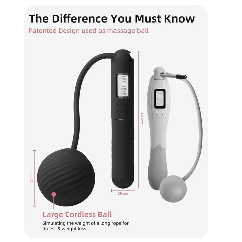 😍2025 Hot Sale 50% OFF💕Skipping Rope with Counter (Gravity Ball with/without Rope)