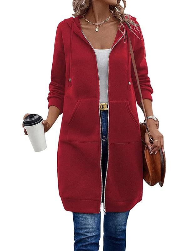 🔥Special offer this week 💥Women Casual Zip up Fleece Hoodies