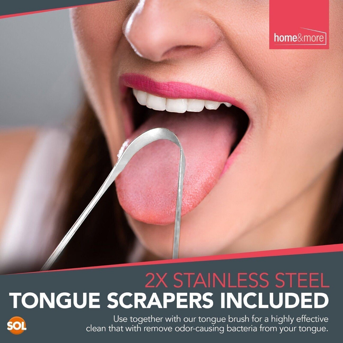 Best Tongue Scraper UK - 4pk Tongue Scraper Tounge Brush Cleaning Cleaner Dental Hygiene Oral Care Steel