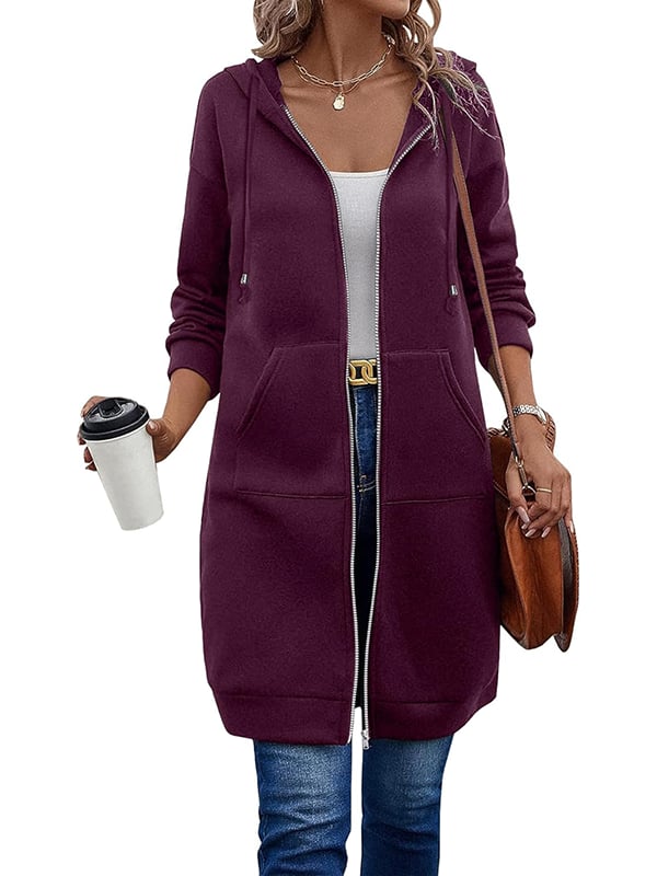 🔥Special offer this week 💥Women Casual Zip up Fleece Hoodies