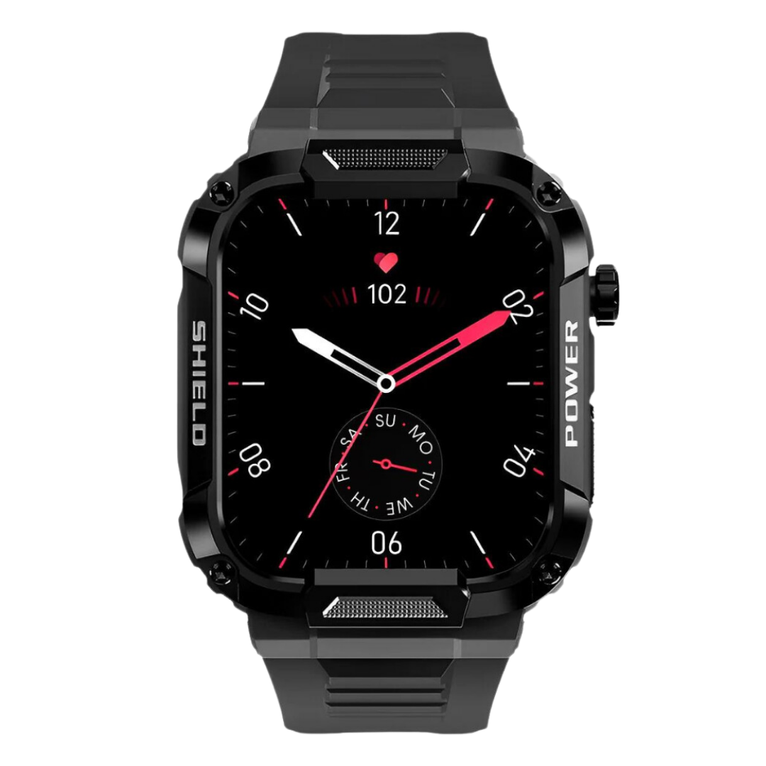 Airwatch Pro Ultra Smartwatch – Rugged Waterproof Fitness Watch with Heart Rate & Step Tracker