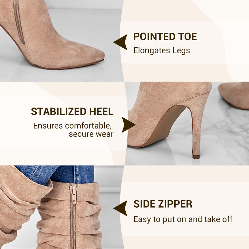 High Heel Pointed Toe Boots