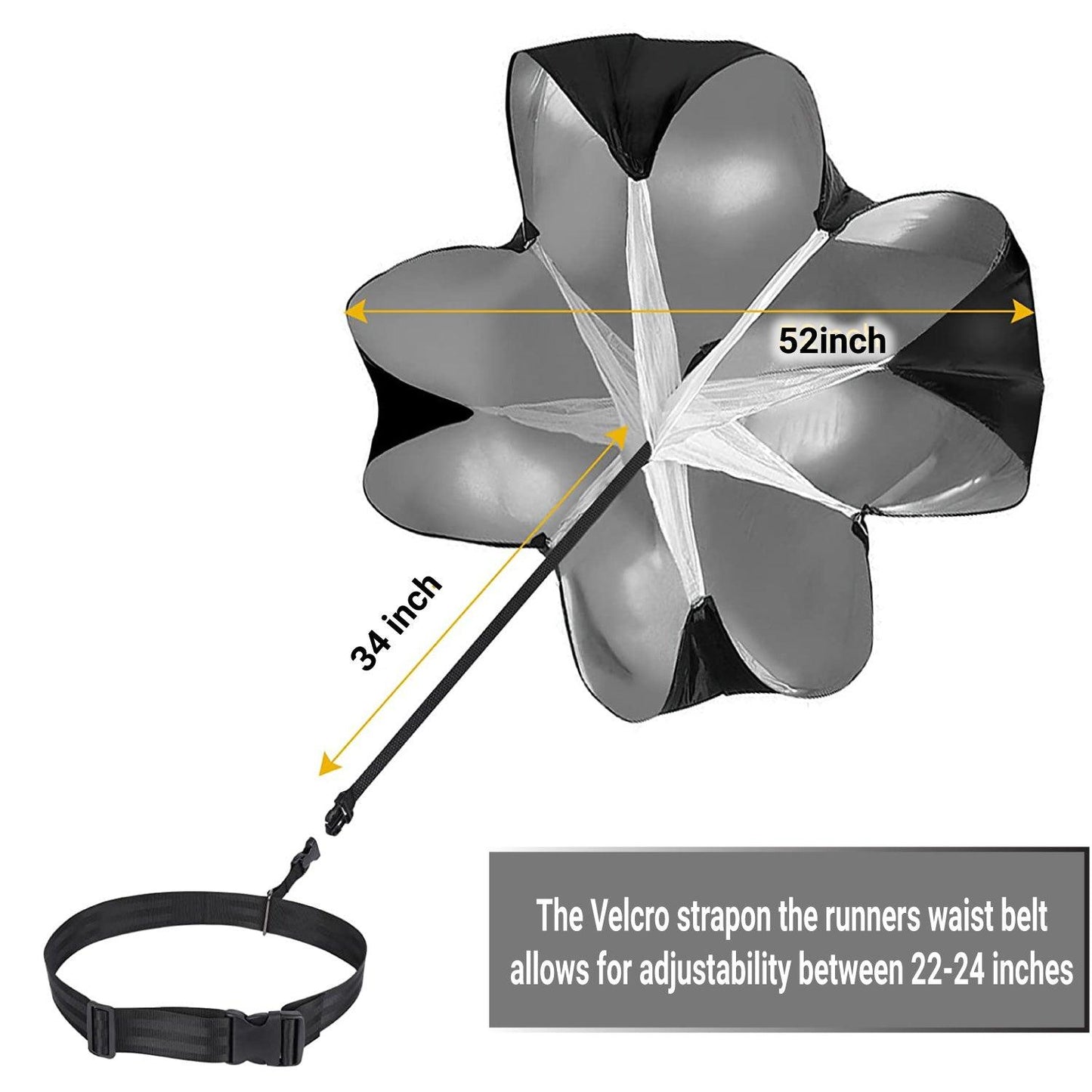 Speed Resistance Training Equipment with Adjustable Strap