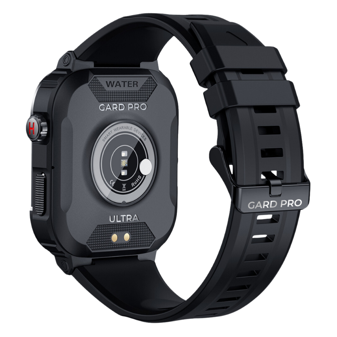 Airwatch Pro Ultra Smartwatch – Rugged Waterproof Fitness Watch with Heart Rate & Step Tracker