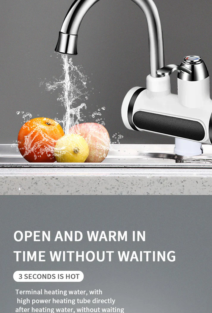 Kitchen Electric Water Tap Water Heater Temperature Cold Heating Hot Water Faucet Heater