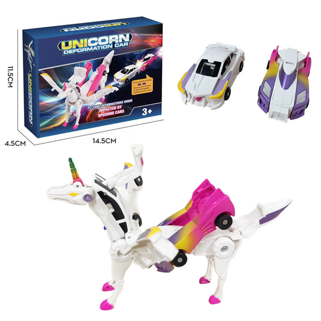 unicorn transforming cars