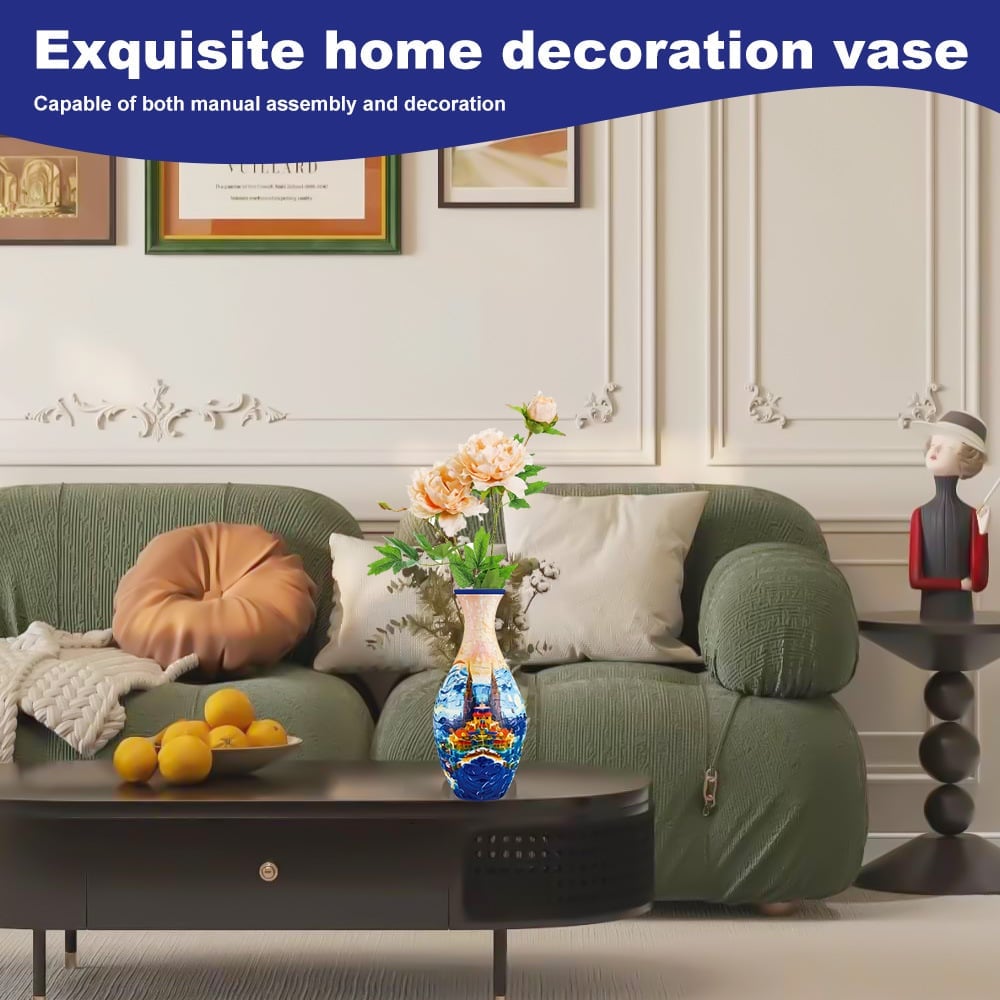 🎉New Year's 50% off 🎉 3D Art Puzzle Vase