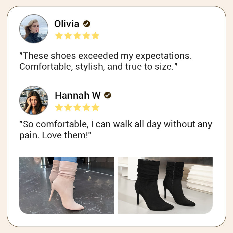 High Heel Pointed Toe Boots