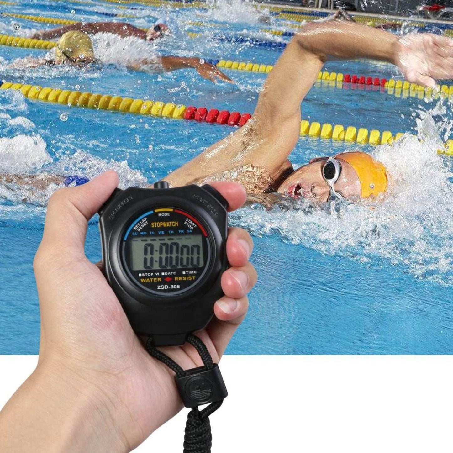 Sports and Referee Digital Stop Watch Timer - Digital Sport Stopwatch Timer, for Football, Basketball, Running, Swimming, Fitness