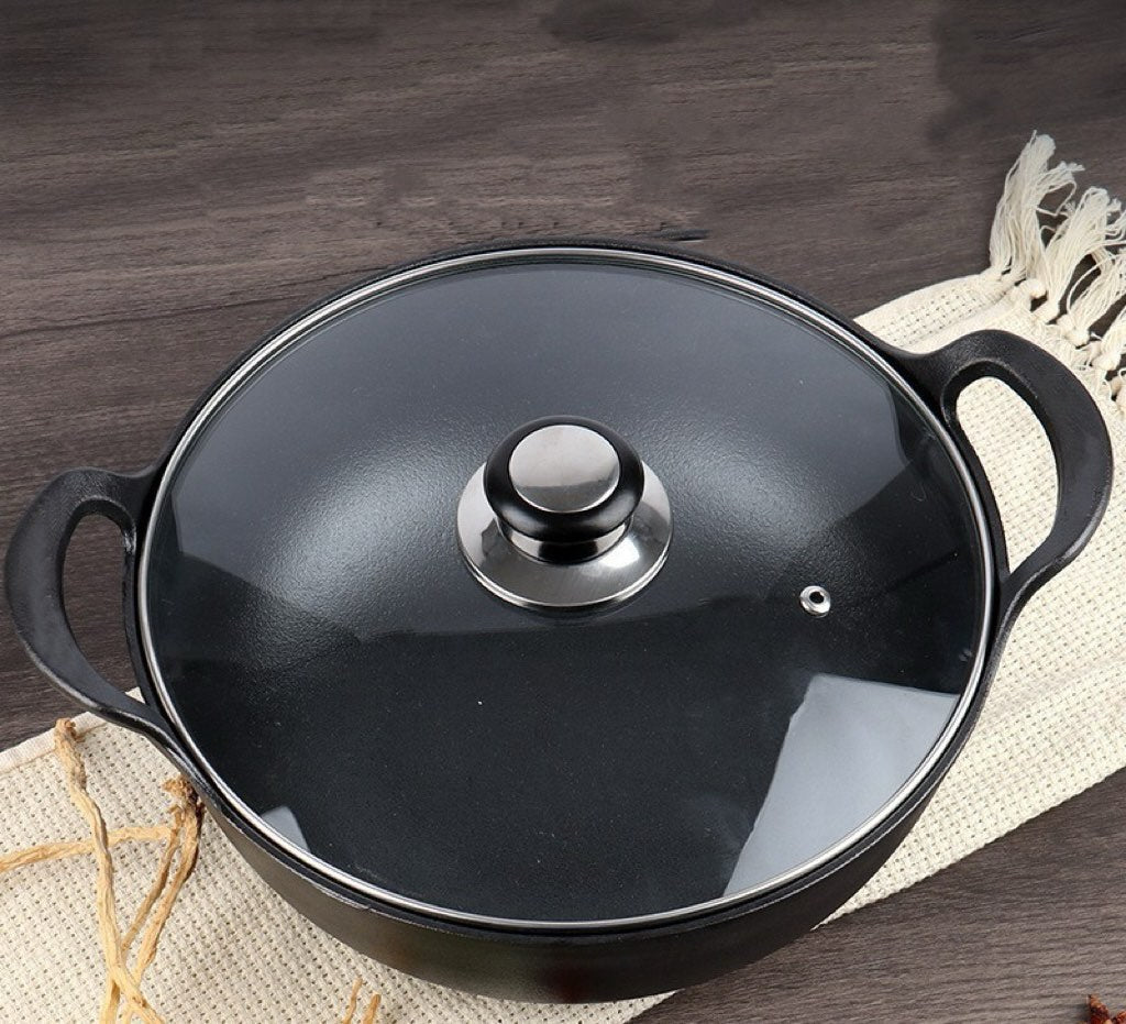 🔥Hot Sale🔥Cast Iron Pot Uncoated And Non Stick