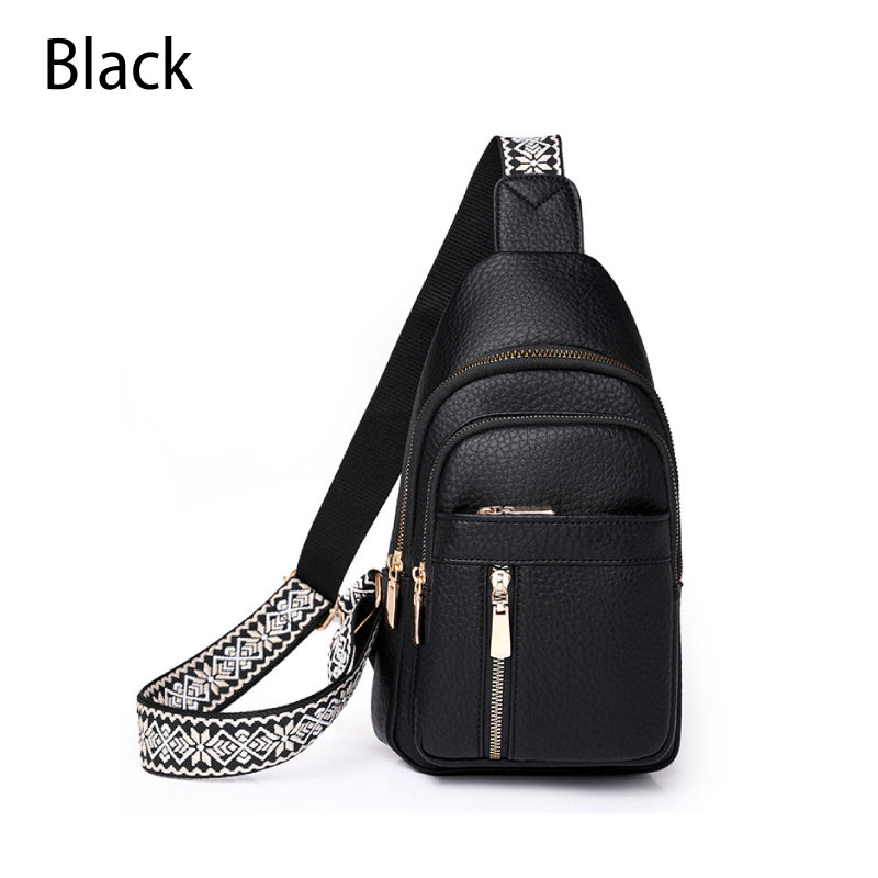 🔥2025 Hot Sale 50% OFF🔥Women's Vintage PU Leather Chest Bag