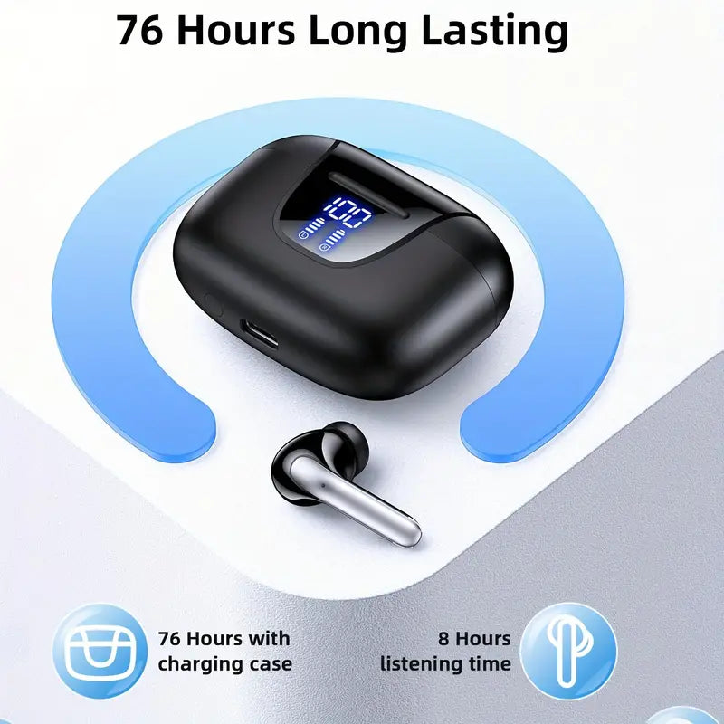 Wireless Earbuds – Deep Bass & HD Sound